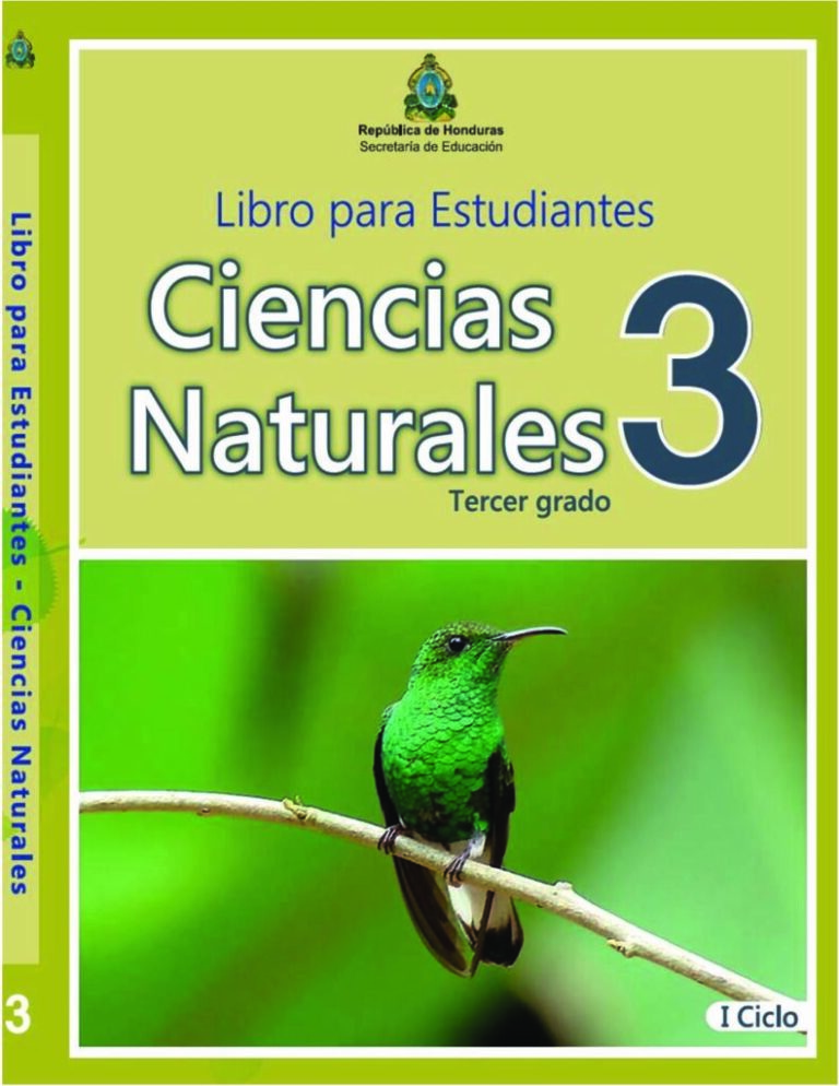 Libro De Ciencias Naturales Tercer Grado Libros Honduras