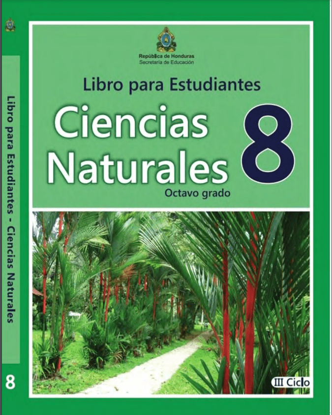 libro para estudiantes de ciencias naturales 8 grado honduras