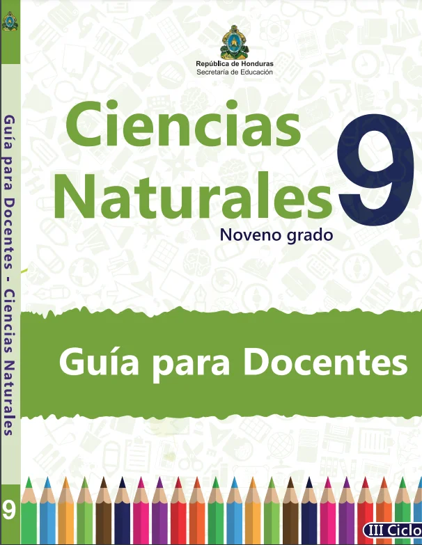 Guia del docente Ciencias Naturales 9 grado Honduras en PDF