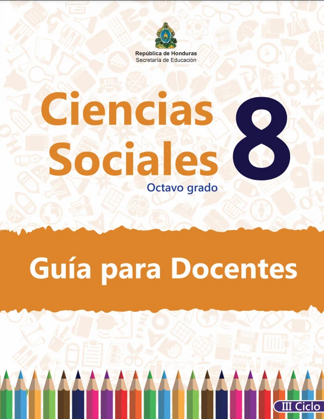 Guia del docente Ciencias Sociales 8 grado Honduras en PDF