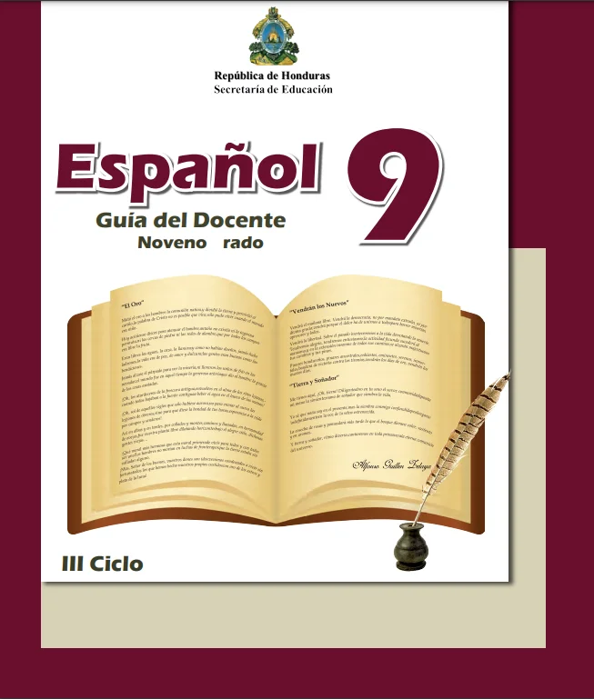 Guia del docente Español 9 grado Honduras