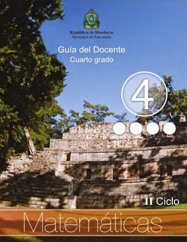 Guia del docente Matemáticas 4 grado Honduras en PDF