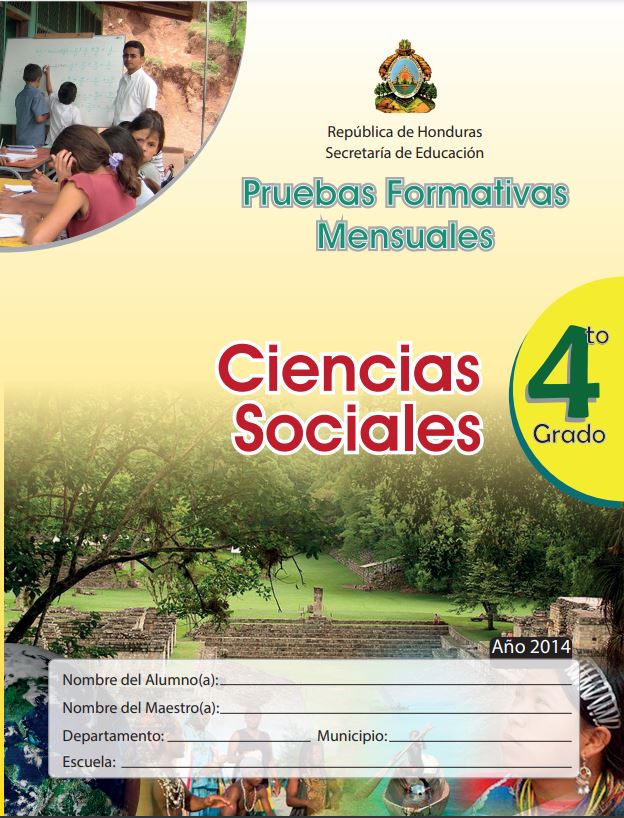 Prueba Formativa Ciencias Sociales Cuarto Grado