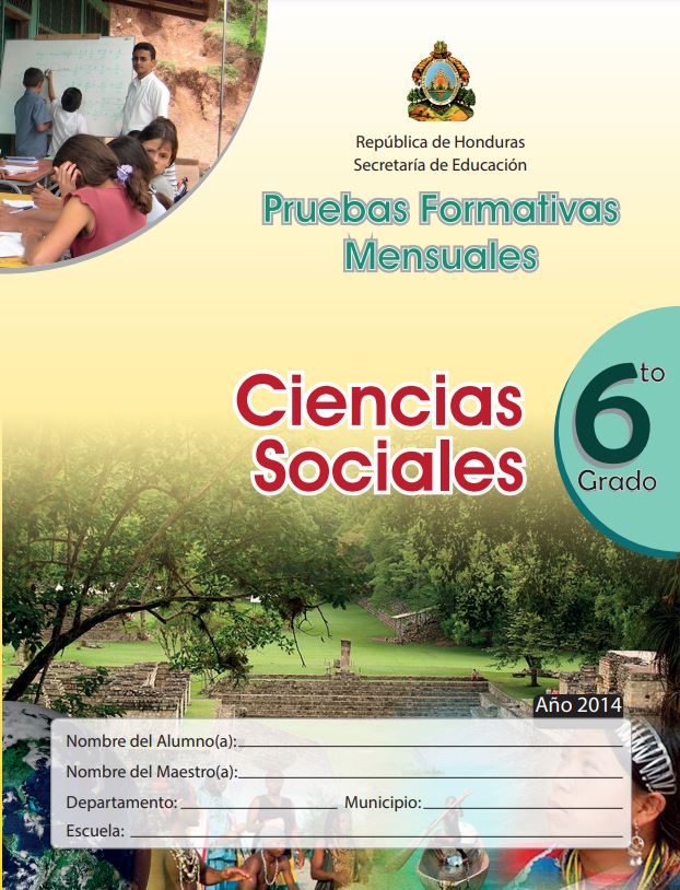 Prueba Formativa Ciencias Sociales Sexto Grado